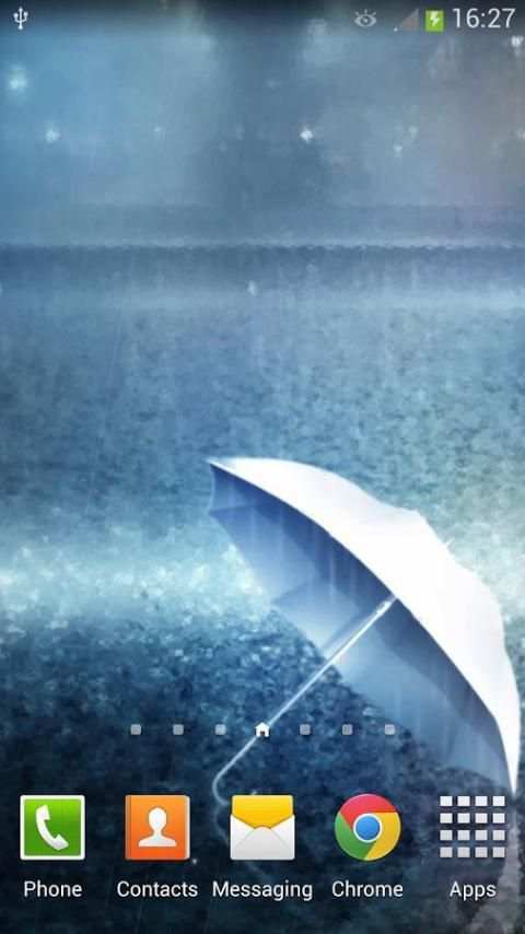 Rainy Day Girl Live Wallpaper screenshot 4
