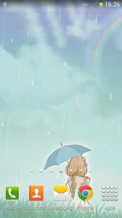 Rainy Day Girl Live Wallpaper screenshot 5