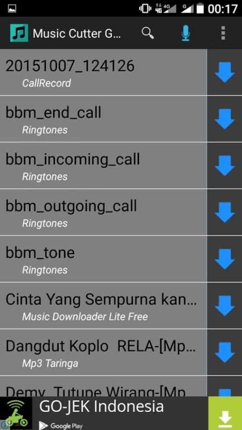 x-music cutter+ringtone maker 1 تصوير الشاشة