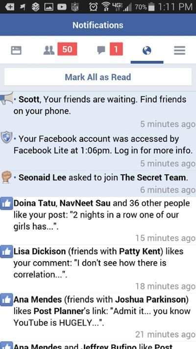 Free Facebook Lite Review 2017 screenshot 3