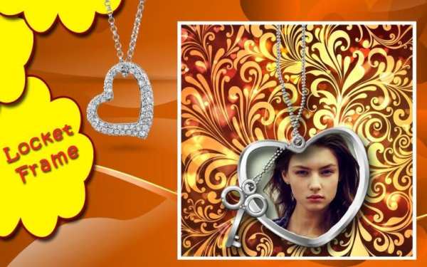 Beautiful Locket Photo Frames स्क्रीनशॉट 3