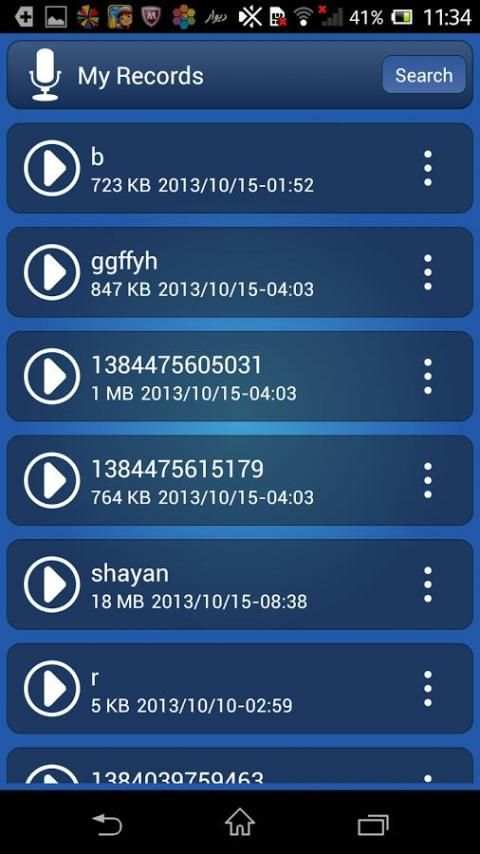 Recordroid скриншот 6