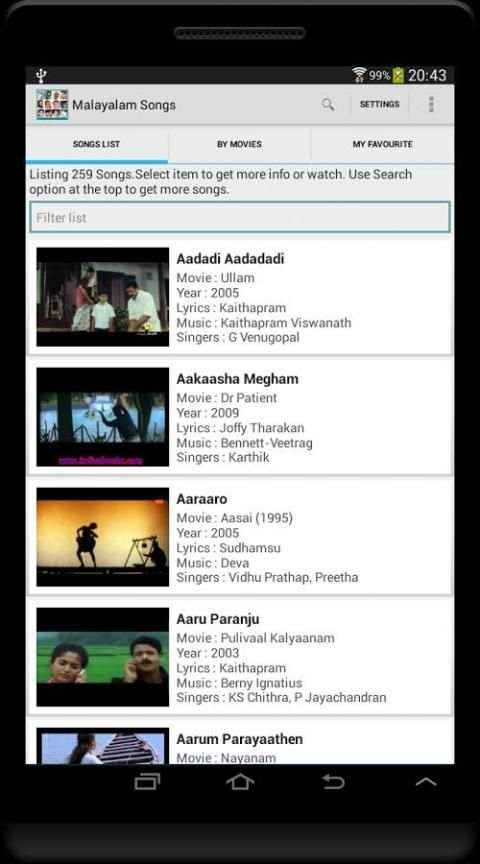 Malayalam Songs screenshot 7