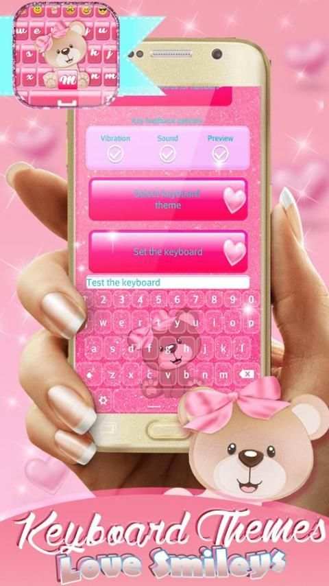 Keyboard Themes - Love Smileys screenshot 6