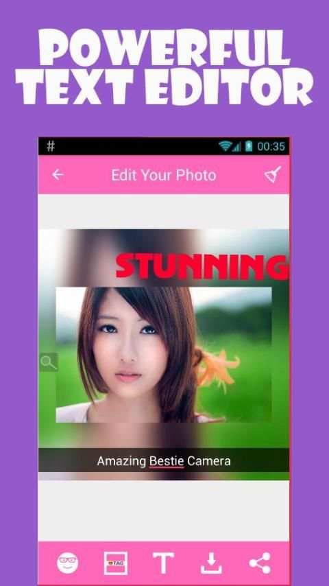 Bestie Selfie - Sweet Camera скриншот 3