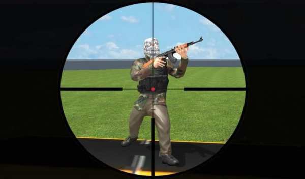 Helicopter Flying Train Sniper screenshot 1