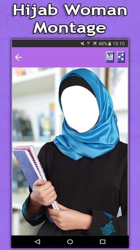 Hijab Woman Montage screenshot 2