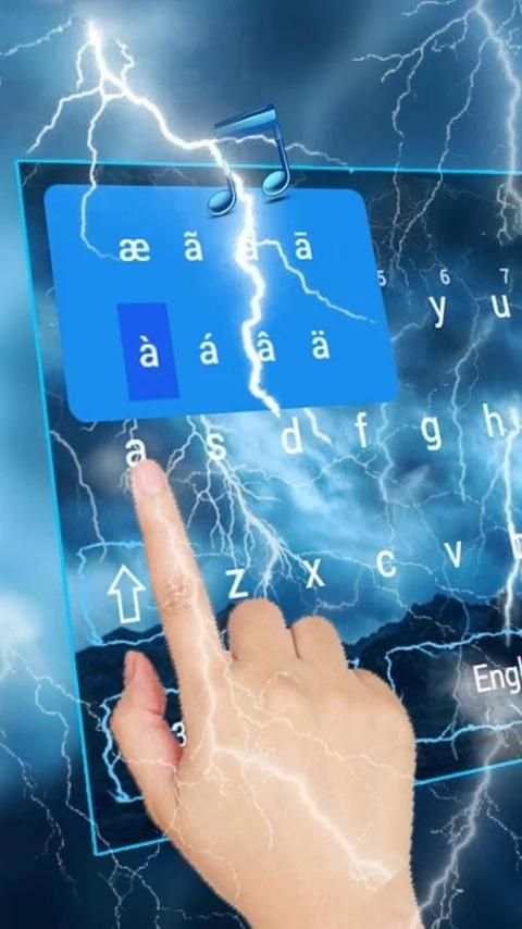 Thunder Light Music Keyboard स्क्रीनशॉट 3