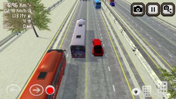Telolet Bus 3D Trafik Racing скриншот 14