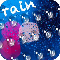 Theme Blue Rain Water Drop icon