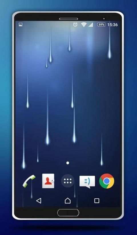 Star Rain Live Wallpaper स्क्रीनशॉट 1