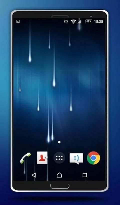 Star Rain Live Wallpaper स्क्रीनशॉट 2