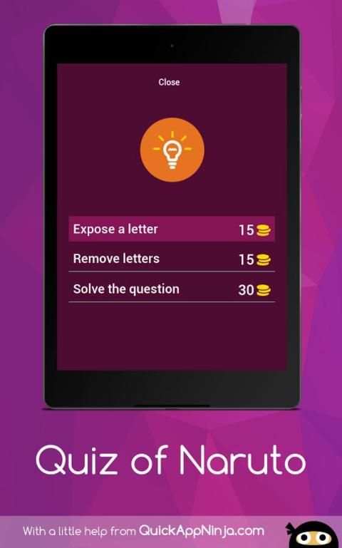 Quiz of Naruto screenshot 2