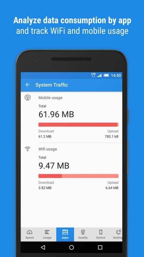Traffic Monitor+ & 3G/4G Speed скриншот 6