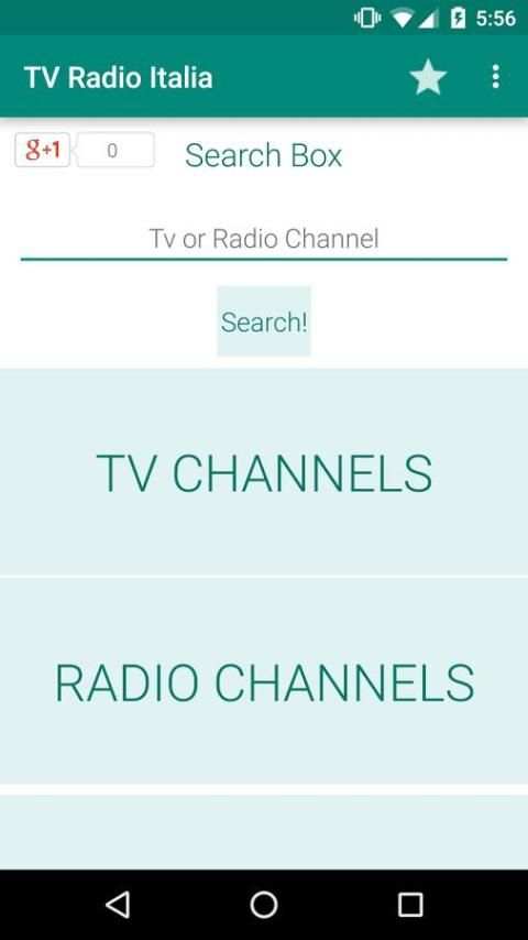 TV Radio Italy скриншот 1