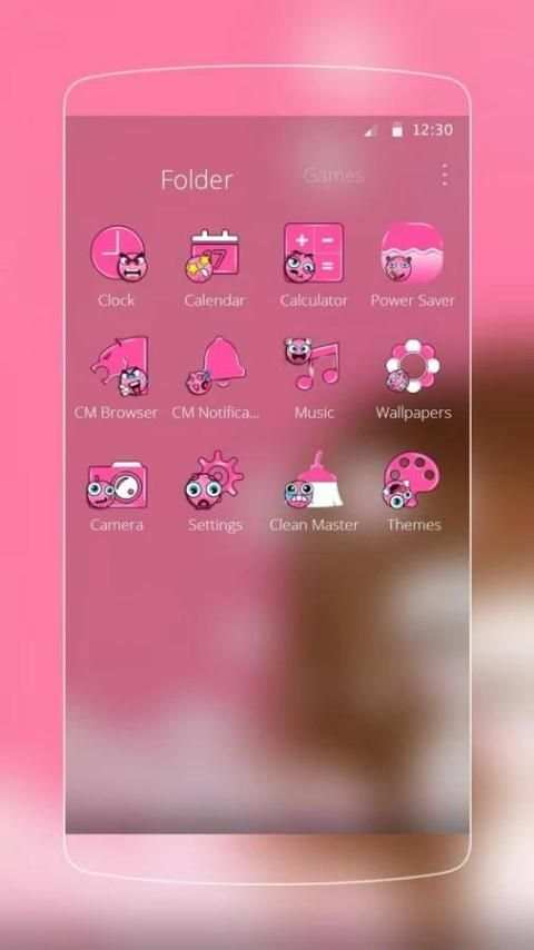 Sakura Cute Girl Tema screenshot 1