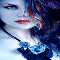 Blue Eyes Beauty LWP أيقونة