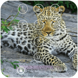 ikon Leopard Keypad Lock Screen