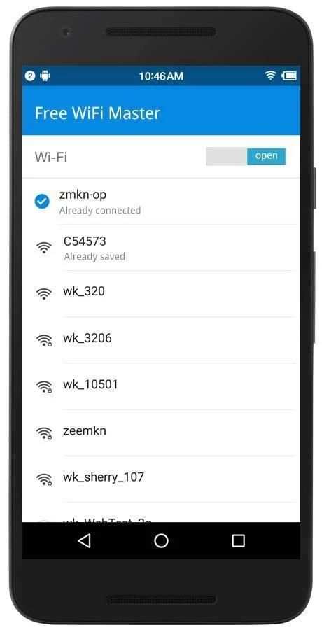 Free WiFi Master 3 تصوير الشاشة