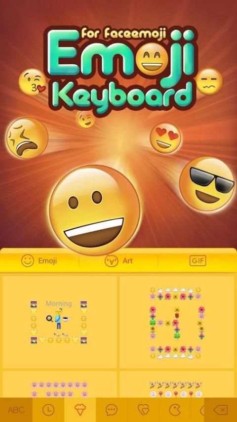 Emoji Keyboard Theme -Facemoji 2 تصوير الشاشة