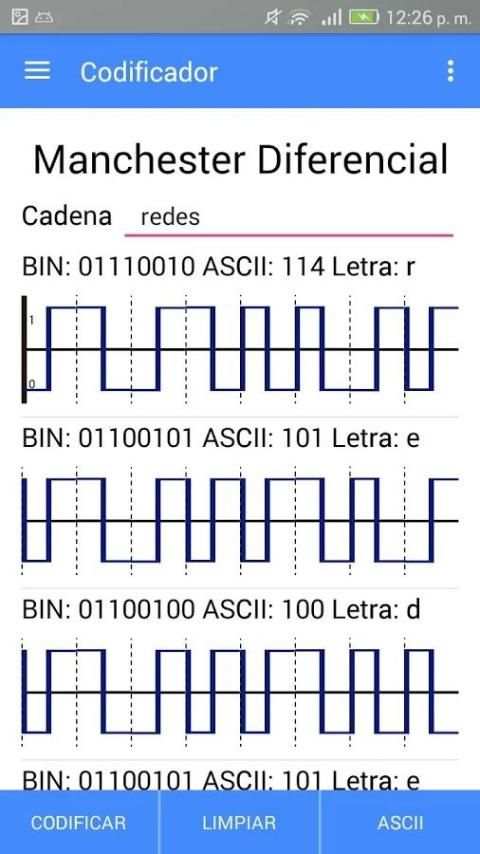 Codificador para Redes screenshot 2