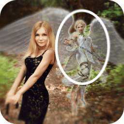 Angel in photo