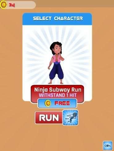 Run Subway Surfer Ninja screenshot 5