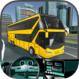 ikon Tourist Bus Transport Driving