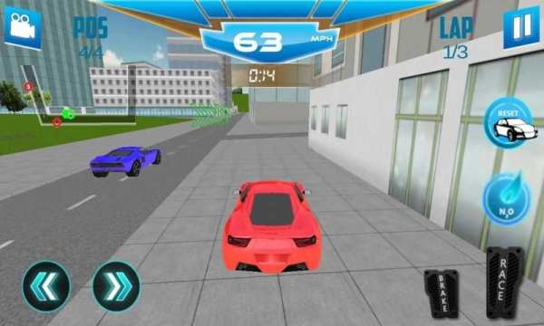 Extreme Speed Car Racing 4 تصوير الشاشة