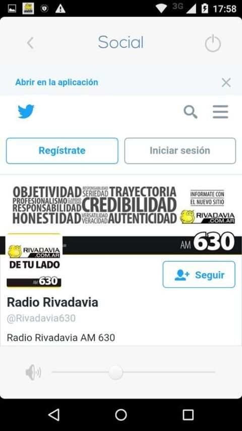 Radio Rivadavia AM630 скриншот 2