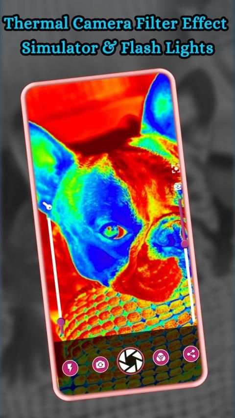 Thermal Camera Filter Effect SimulatorFlash Lights screenshot 2