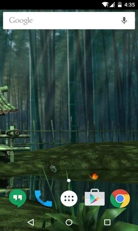 3D Bamboo House Live Wallpaper स्क्रीनशॉट 6