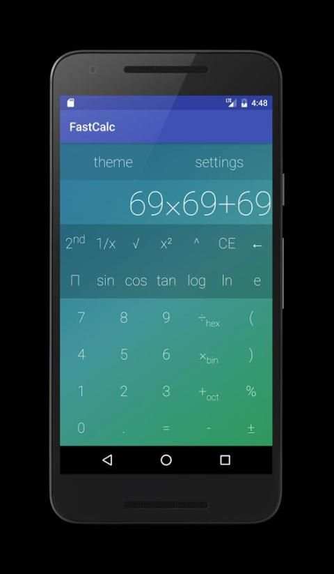 FastCalc - Elegant Calculator 6 تصوير الشاشة