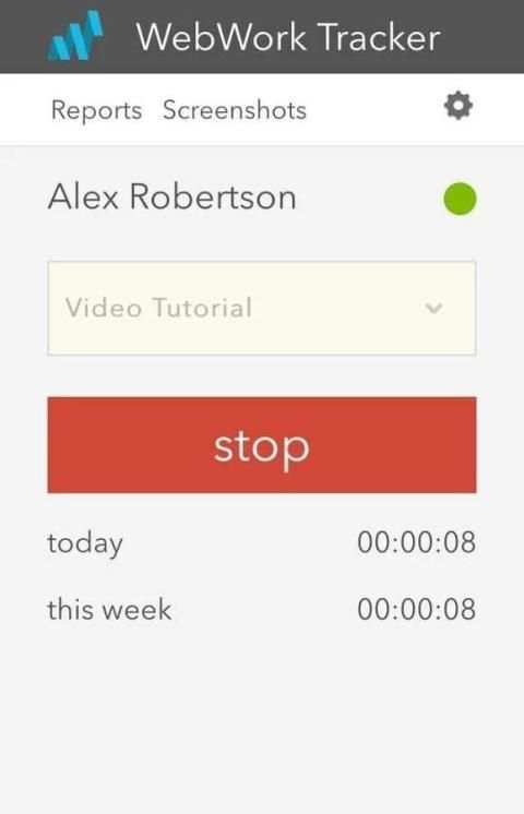 WebWork Time Tracker screenshot 11