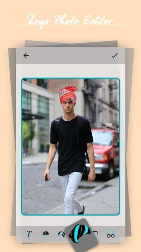 Boys Photo Editor screenshot 1