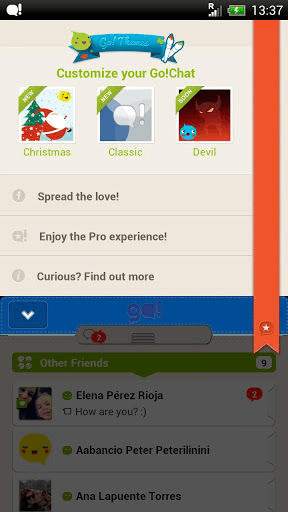 Go!Chat for Facebook скриншот 3