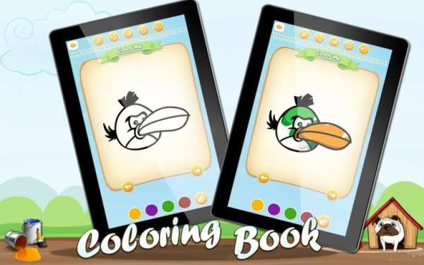 Coloring Angry Birds स्क्रीनशॉट 1