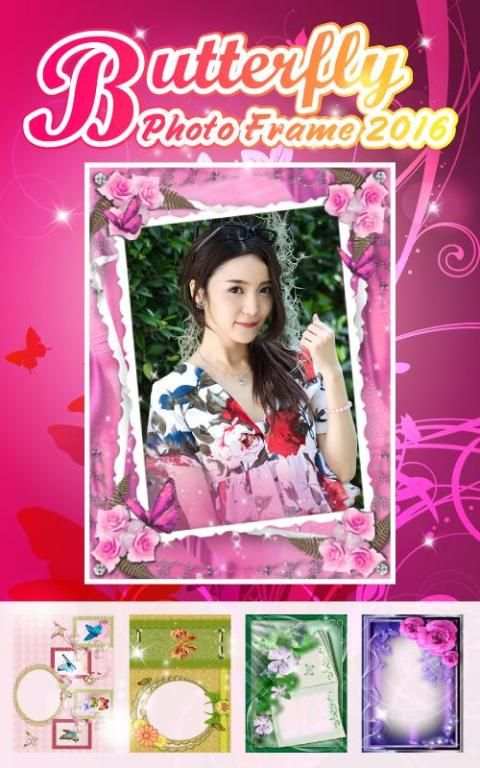 Butterfly Photo Frame 2016 3 تصوير الشاشة