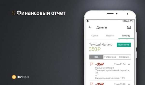 Такси Регион, водитель screenshot 1