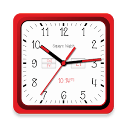 ikon Square clock widget