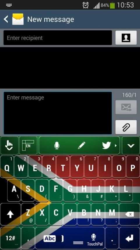 جنوب أفريقيا TouchPal 8 تصوير الشاشة