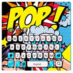 Pop style panda keyboard
