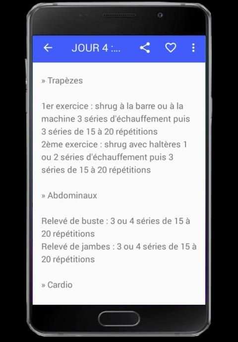 musculation 6 تصوير الشاشة