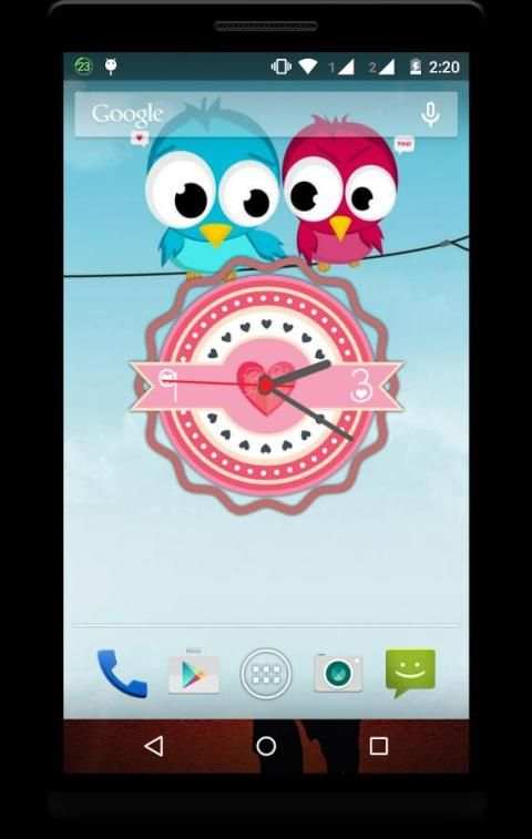 Love Clock Live Wallpaper 4 تصوير الشاشة
