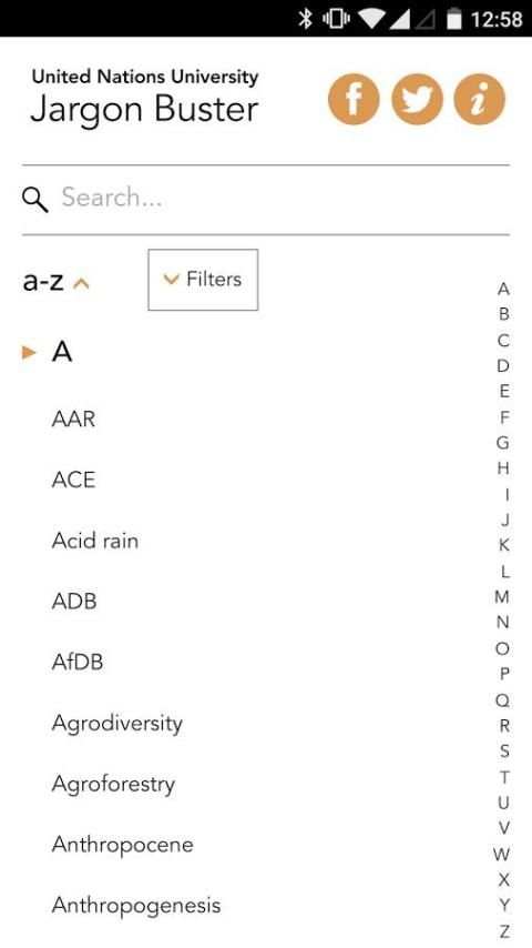 UNU Jargon Buster screenshot 1