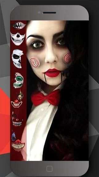 Scary Face Mask Camera Editor скриншот 4