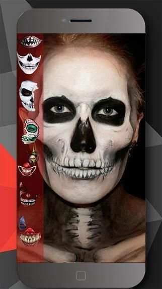 Scary Face Mask Camera Editor 1 تصوير الشاشة