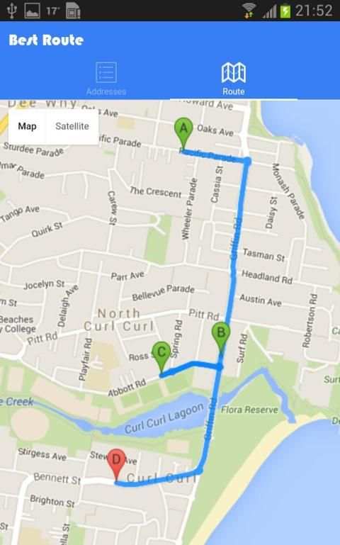 Easy Route скриншот 2