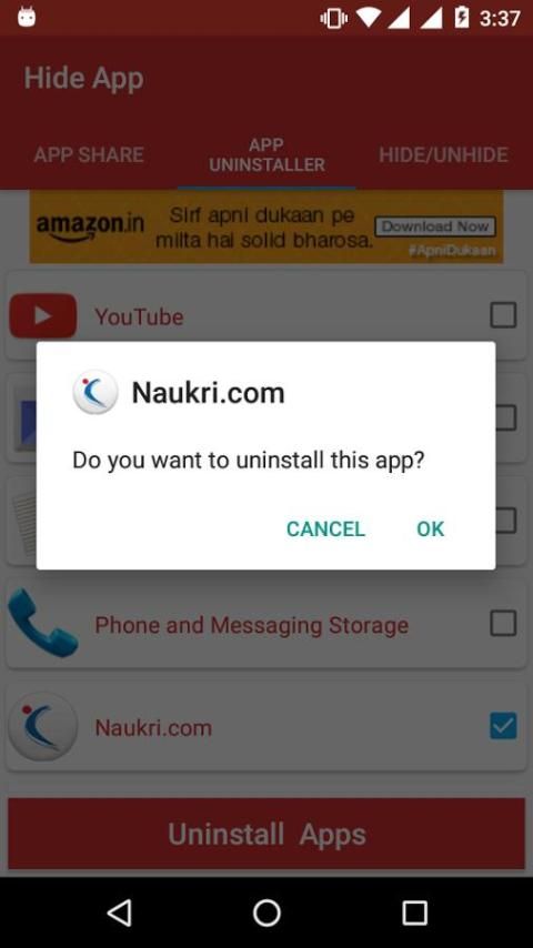 Hide App-Hide Application स्क्रीनशॉट 1