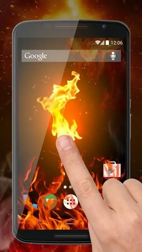 Fire Screen Prank screenshot 3